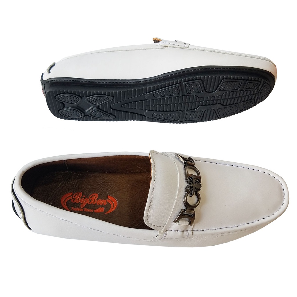 Giày Mọi Nam Da  Bò Thật BIGBEN Cao Cấp GM248