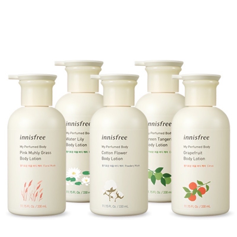 Sữa dưỡng thể Innisfree hương nước hoa My Pèumed body Lotion 330ml