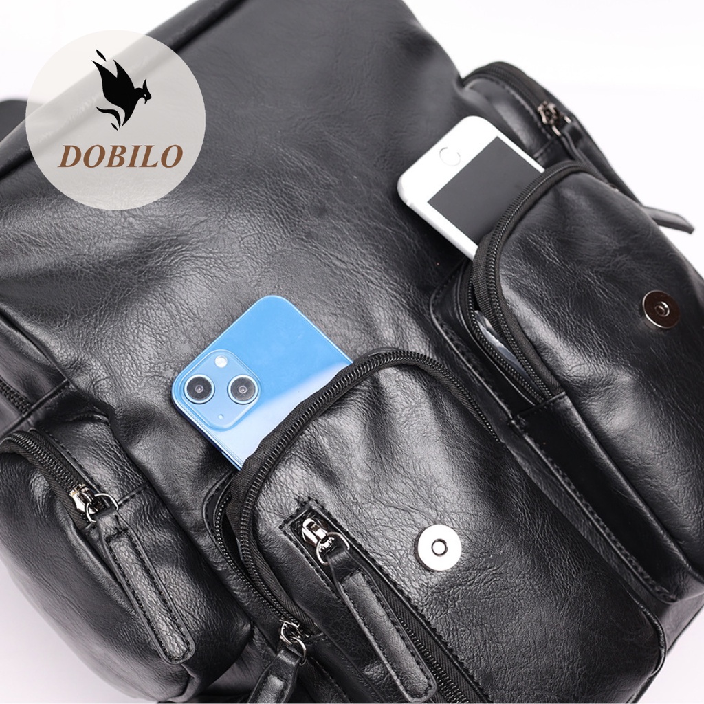 Balo Da, Balo Da Unisex Phong Cách Thời Trang Hàn Quốc