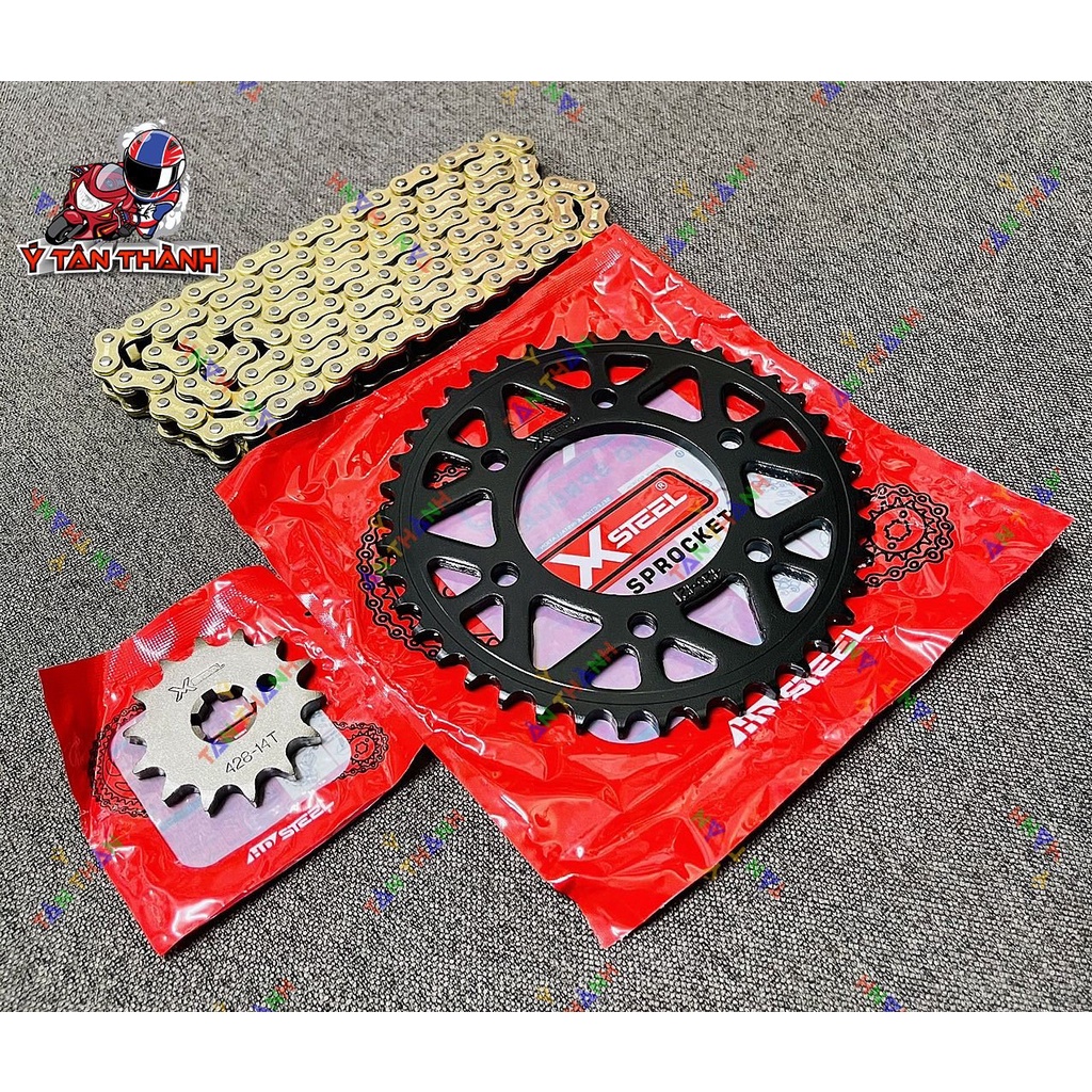 Nhông sên đĩa x1r exciter 150 đen MS 59