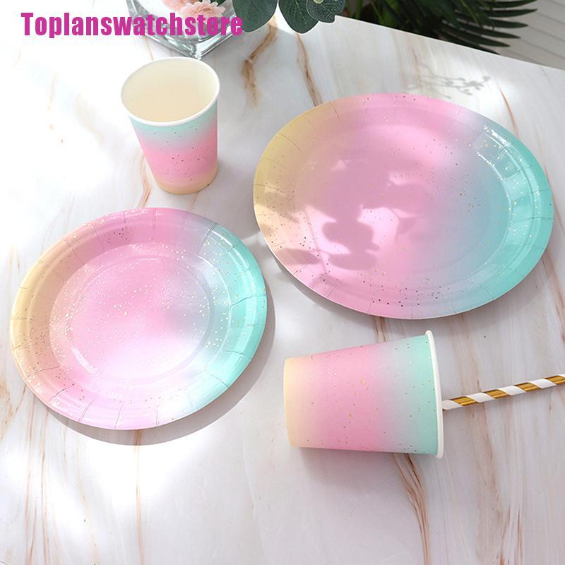 Bộ 10 Giấy Màu Cầu Vồng Xinh Xắn