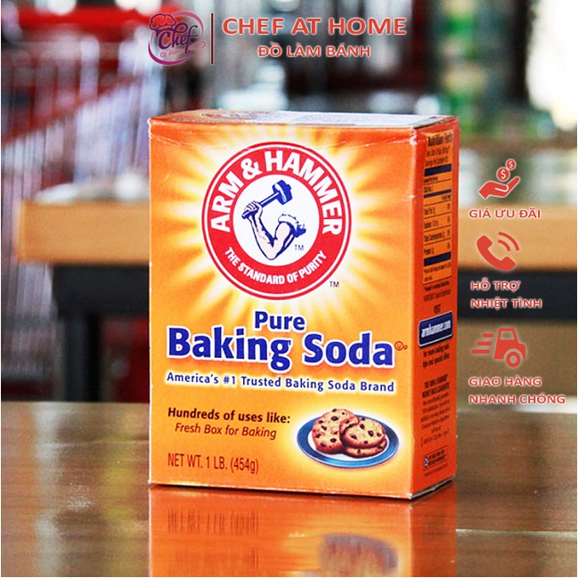 Bột Baking Soda/muối nở hộp giấy 454gr