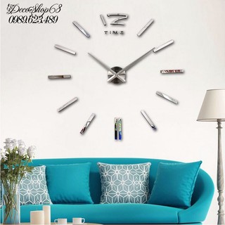 Đồng hồ trang trí treo tường - gắn tường sáng tạo 3D DH03 giá tốt