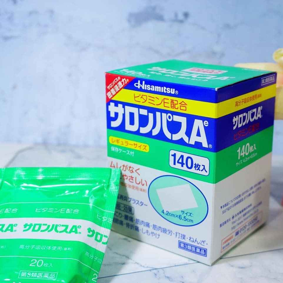 SALONPAS NHẬT 140 MIẾNG - NỘI ĐỊA NHẬT 100%