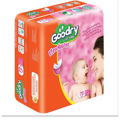 Miếng lót sơ sinh Goodry 72 miếng size newborn 1