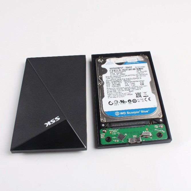 Hộp Đựng Ổ Cứng HDD BOX SATA 2.5 USB 3.0 SSK (SHE-088)- Chính Hãng Full Box