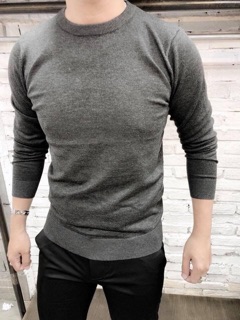 Áo len cổ tròn nhiều màu