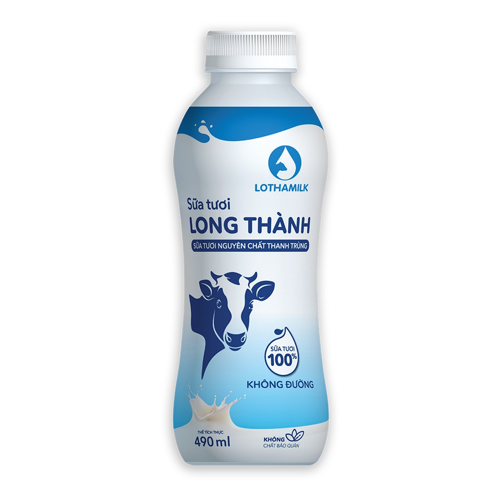 Sữa tươi Lothamilk không đường 490ml