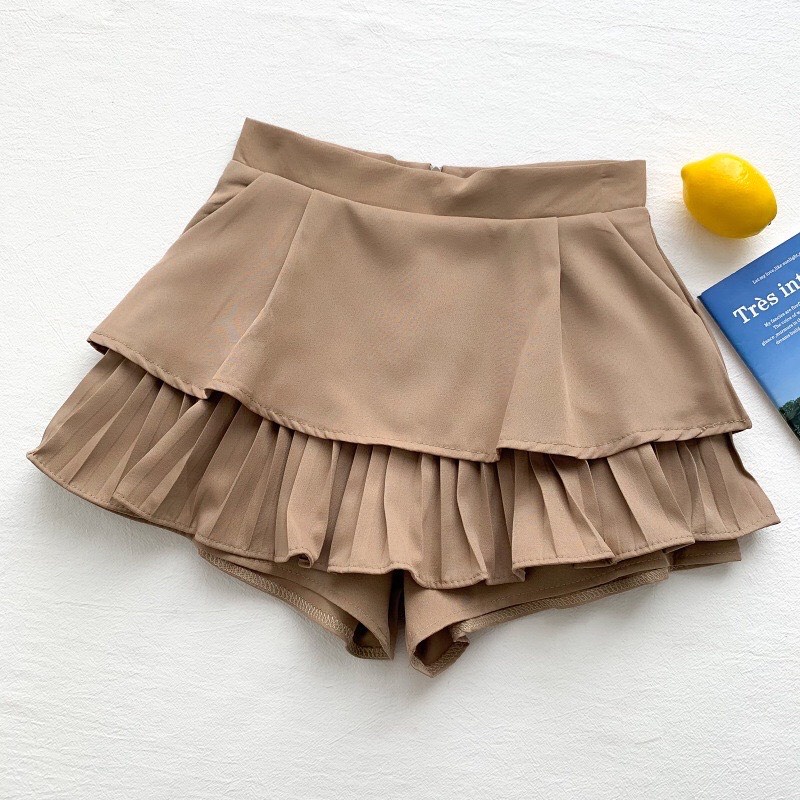 Chân váy xếp Ly Xinh Xắn 2 Tầng Hàng Quảng Châu Kiểu 2 | Smide Clothing