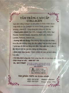 Tắm trắng cao cấp collagen G7