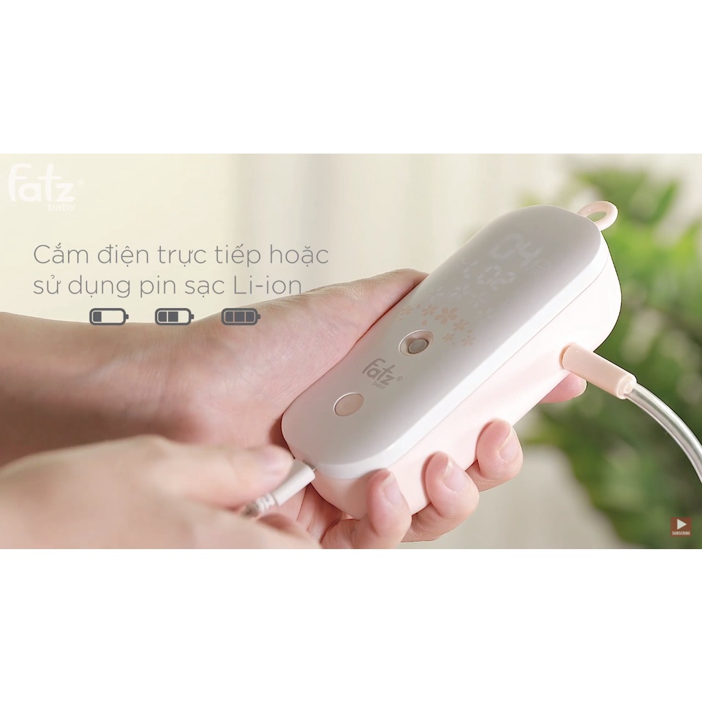 Máy hút sữa điện đơn fatz baby melody, máy vắt sữa fatz  melody  5 cấp độ massage và 9 cấp độ hút sữa