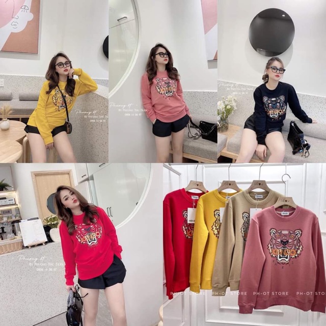 Áo nỉ Ken-Zo 5 màu