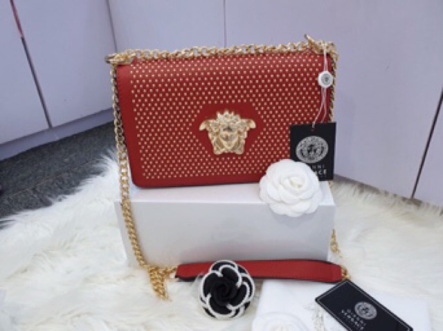 Túi Versace nạm đinh full box