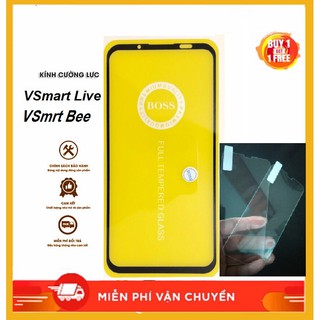 Kính cường lực full 9d Và Cường Lực trong suốt dành cho vsmart live, vsmart bee Ko Chấm Liti