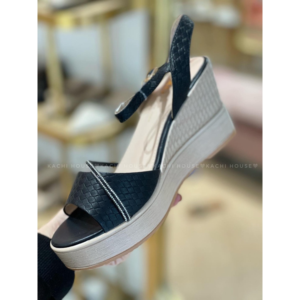 Sandal đế xuồng quai cườm 21L187- Kachi House