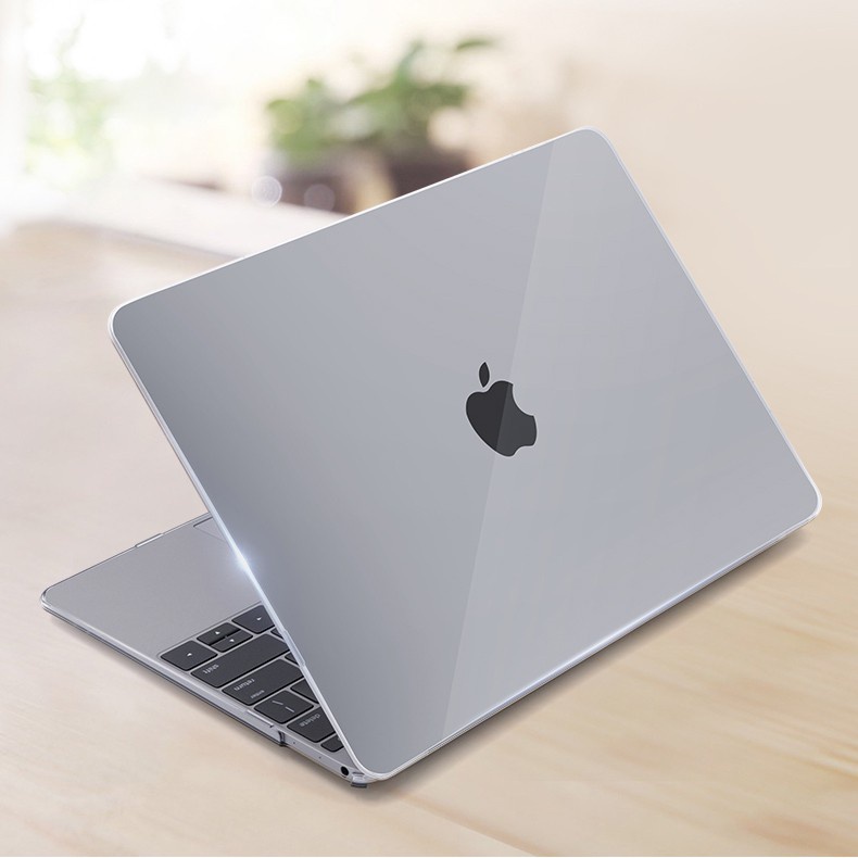 Case Macbook, Ốp Macbook Trong Suốt (Tặng Nút Chống Bụi, Kẹp Chống Gẫy Sạc)