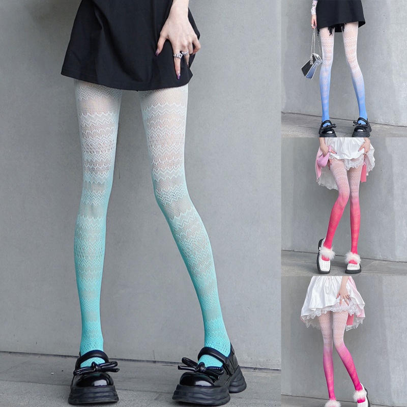 Xixi Quần Tất Lưới Nylon Màu Sắc Kẹo Ngọt Gợi Cảm Cho Nữ