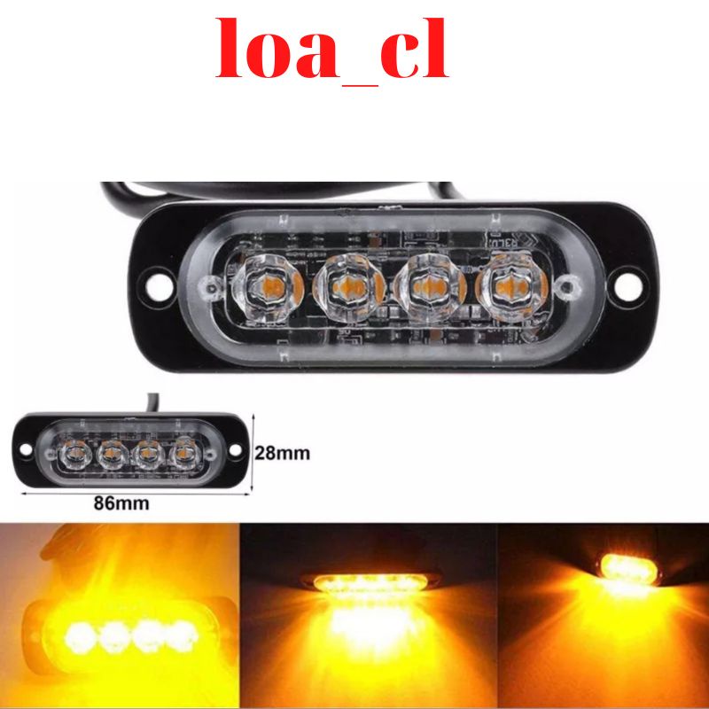 2 Đèn nhấp nháy khẩn cấp Đèn nhấp nháy bên Thanh đèn cảnh báo Tín hiệu xe tải đang kéo Đèn nhấp nháy