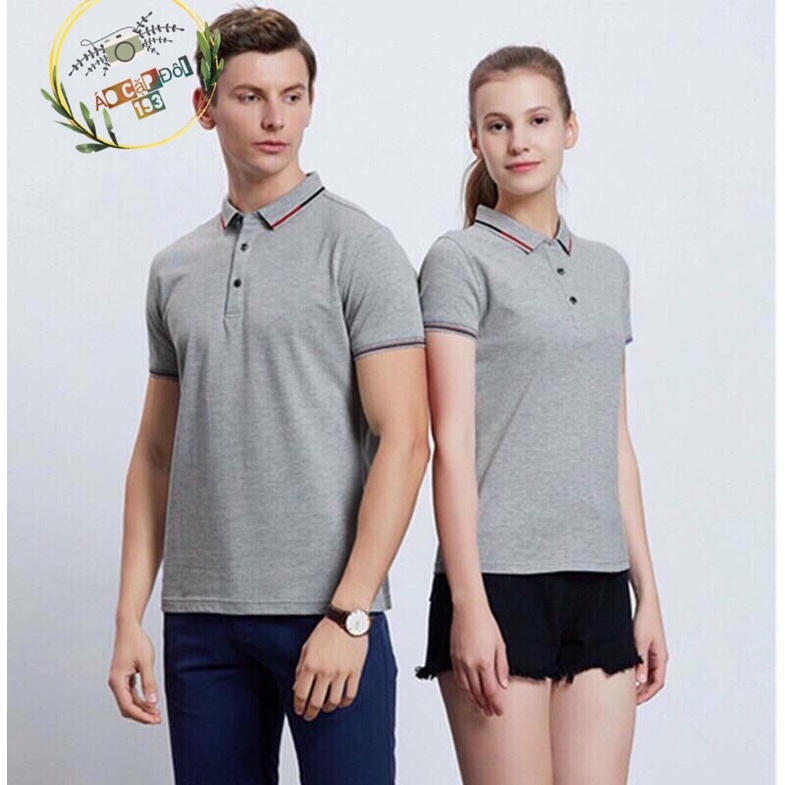 Áo thun cổ trụ viền trang trí (có bán lẻ)