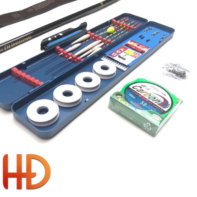 Combo bộ cần tay shimano 5H dài 6m3 đầy đủ phụ kiện như hình cần tải cá 1 đến 8kg siêu khoẻ y bộ như hình thegioidocau g