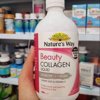 ( Date 2025 )Collagen nước Nature’s Way Beauty Collagen Liquid 500ml (Chai 500ml)