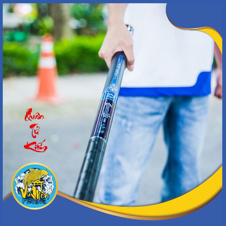 Cần Câu Tay Câu Đài Săn Hàng Carbon Siêu Hot YuFeng QUÂN TỬ KIẾM 5,5h TM - Vũ Môn Fishing