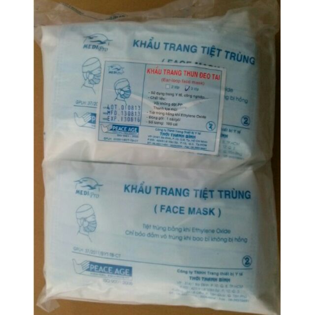 Khẩu trang y tế Medipro tiệt trùng