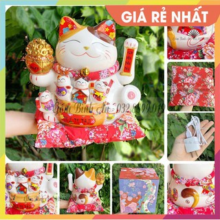 🎁PHIÊN BẢN TIẾNG VIỆT 🎁 Mèo thần tài / mèo may mắn vẫy tay thiên kim vạn lượng