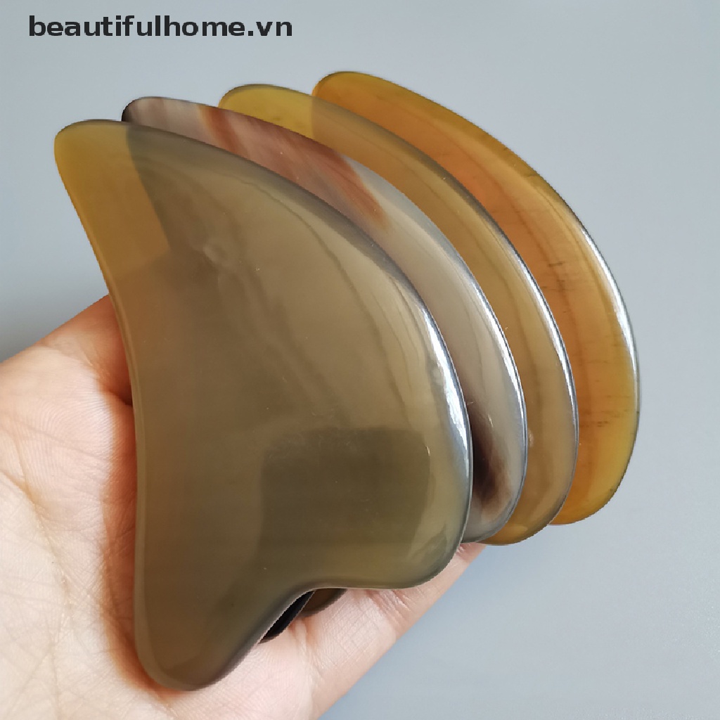 (Hàng Mới Về) Dụng Cụ Mát Xa Chăm Sóc Da Mặt Và Sừng Tự Nhiên