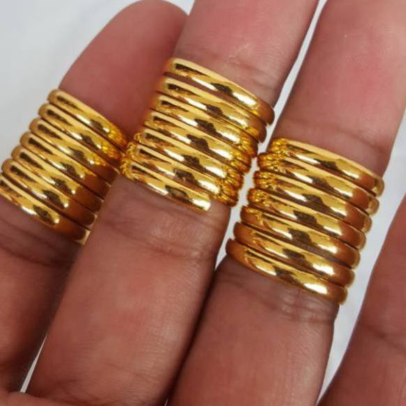 (giảm Giá Sốc) Nhẫn Mạ Vàng 24k