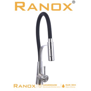 Vòi rửa chén inox 304 Hàn Quốc Cao cấp thân cao su RN2268