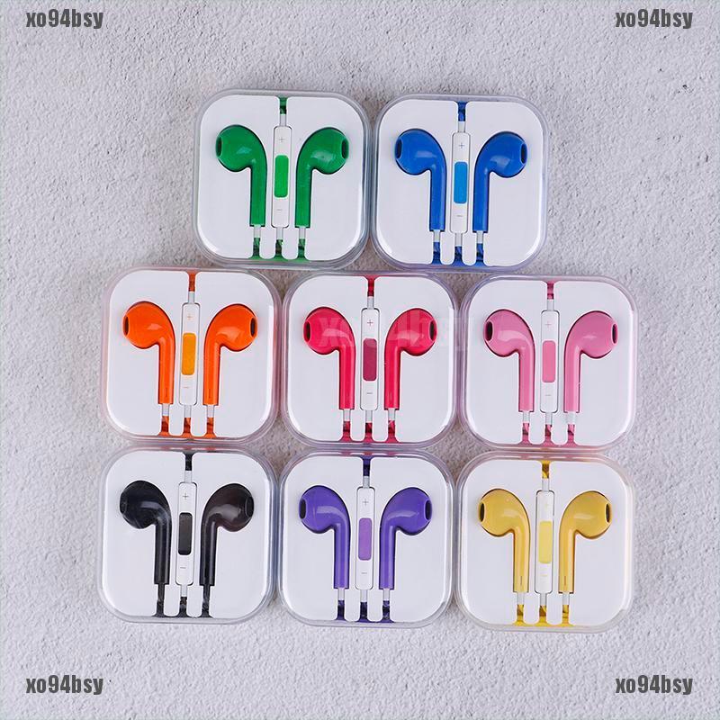 [xo94bsy]Universal Headphones Earphones Headset Ear-Pod For Phone