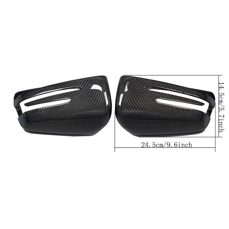 Vỏ gương chiếu hậu bằng sợi Carbon Vỏ gương bên cho Mercedes Benz W218 W221 W246 W117 W204 A45 S C 63 AMG