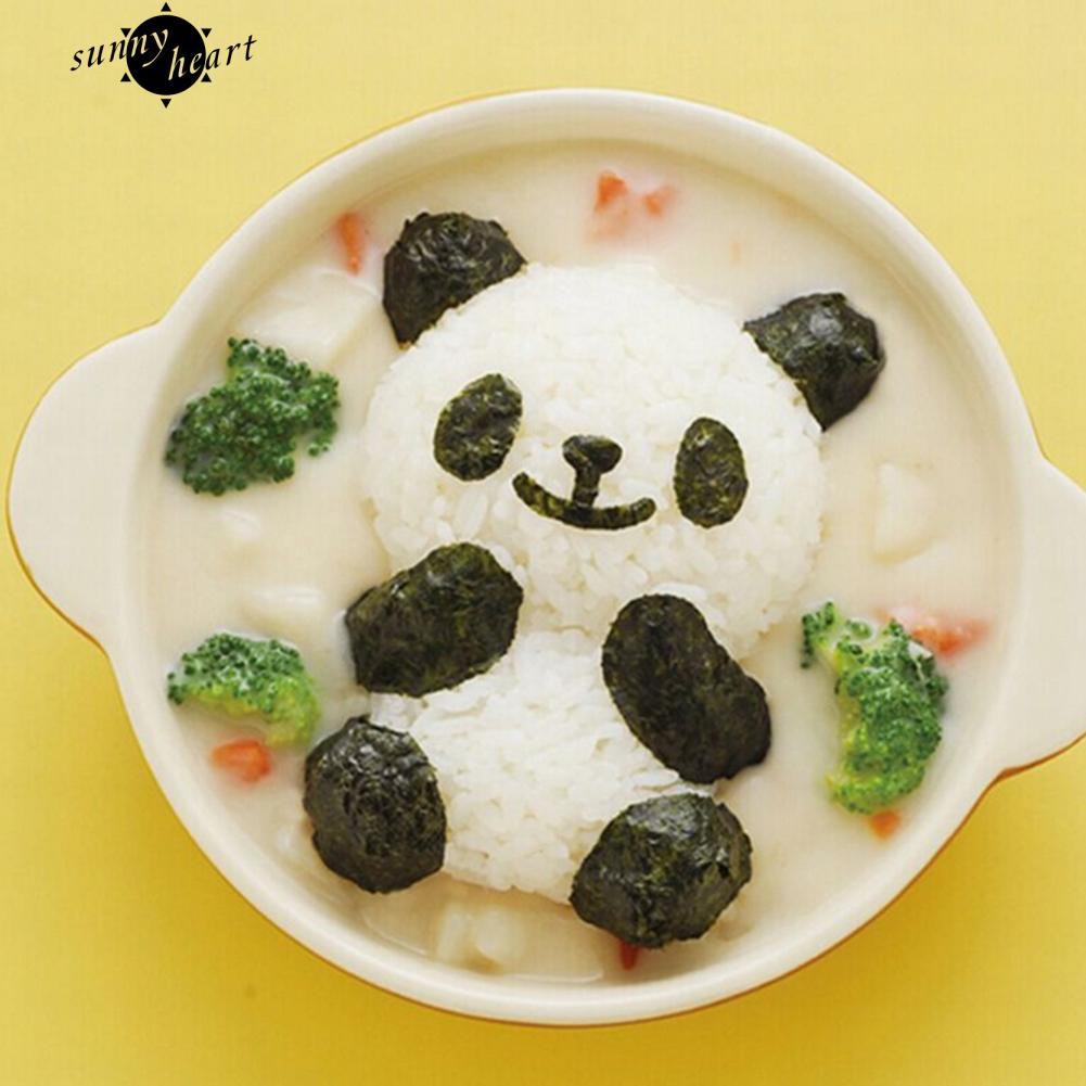 Khuôn Làm Cơm Nắm Hình Gấu Trúc Đáng Yêu