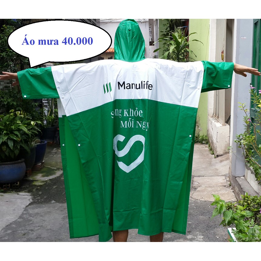 Áo mưa quà tặng Manulife