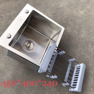 Chậu rửa bát đúc 1 hố Kagol 45*40*24cm