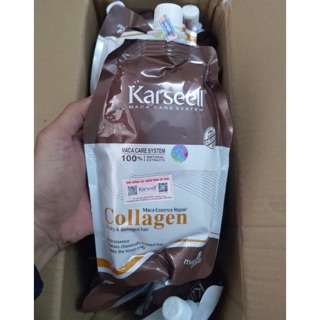 KEM Ủ TÓC COLLAGEN KARSELL PHỤC HỒI TÓC CHUYÊN SÂU 500ML CHÍNH HÃNG Ý
