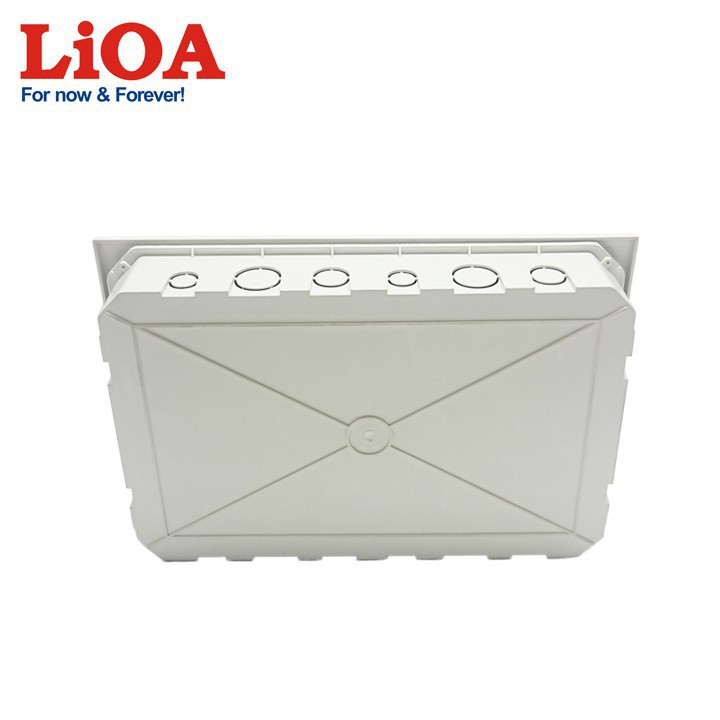 [CHÍNH HÃNG LIOA] Tủ điện LiOA đế nhựa dùng cho MCB, MCCB, RCBO chứa 12 đến 18 aptomat (SE4FC12/18LA)