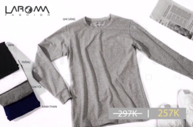 Áo giữ nhiệt nam Laroma cổ tròn - khử mùi | BigBuy360 - bigbuy360.vn