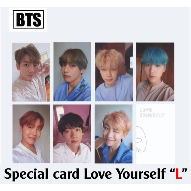 SET CARD UNOFF BTS LOVEYOURSELF(CÓ FULL BỘ)