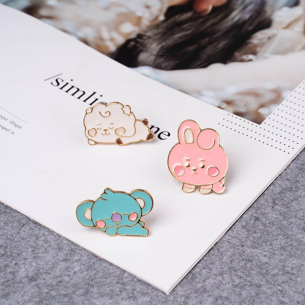 Ghim Cài Áo Hình Tên Các Thành Viên Nhóm Nhạc BTS MIHAN1