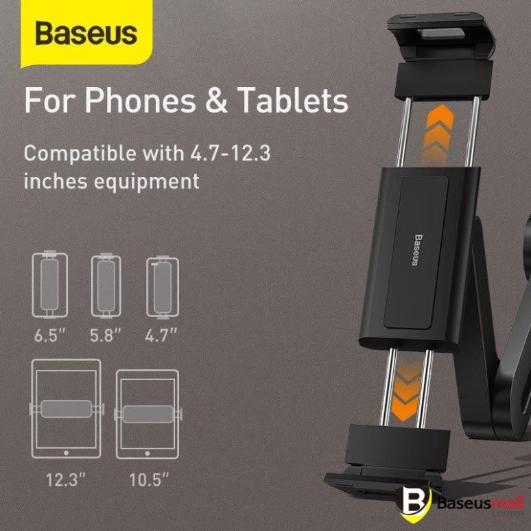 Baseus -BaseusMall VN Giá treo xếp gọn dùng gắn lưng ghế trên xe hơi Baseus Fun Journey Backseat Lazy Bracket