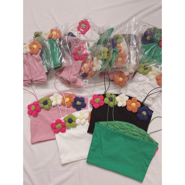 Áo hai dây hoa thêu hot ☘️☘️☘️☘️Uk alohashop91