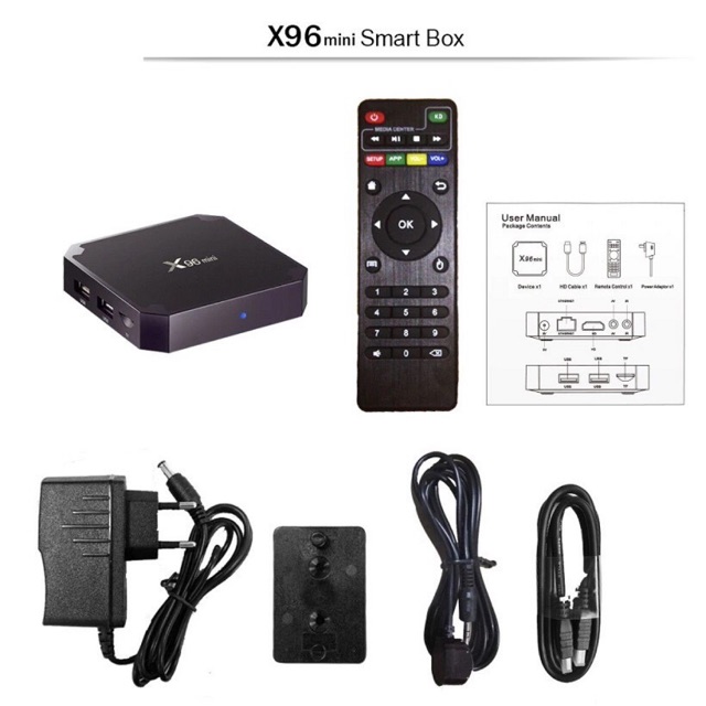 X96 Mini Android TV Box RAM 2GB - ROM 16GB