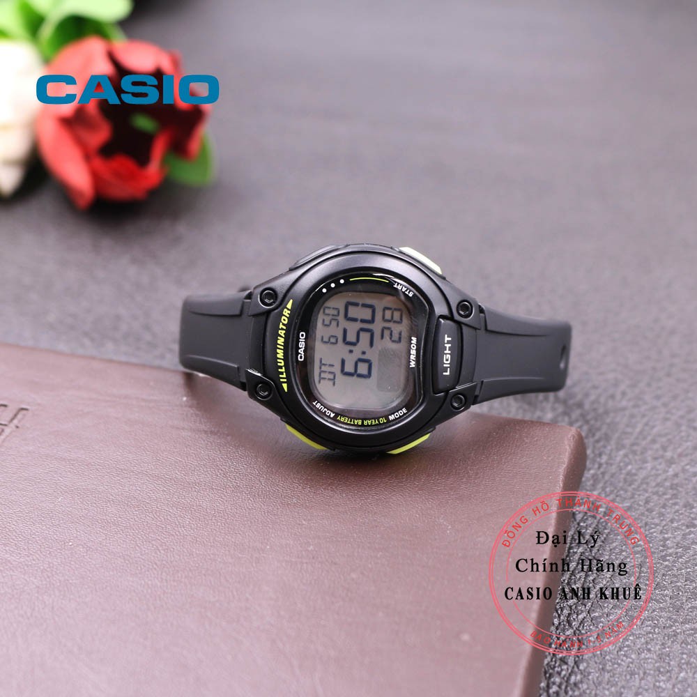 Đồng Hồ Nữ Casio LW-203-1BVDF Dây Nhựa Pin 10 Năm