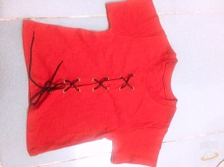 Áo croptop đan dây bụng cực chất