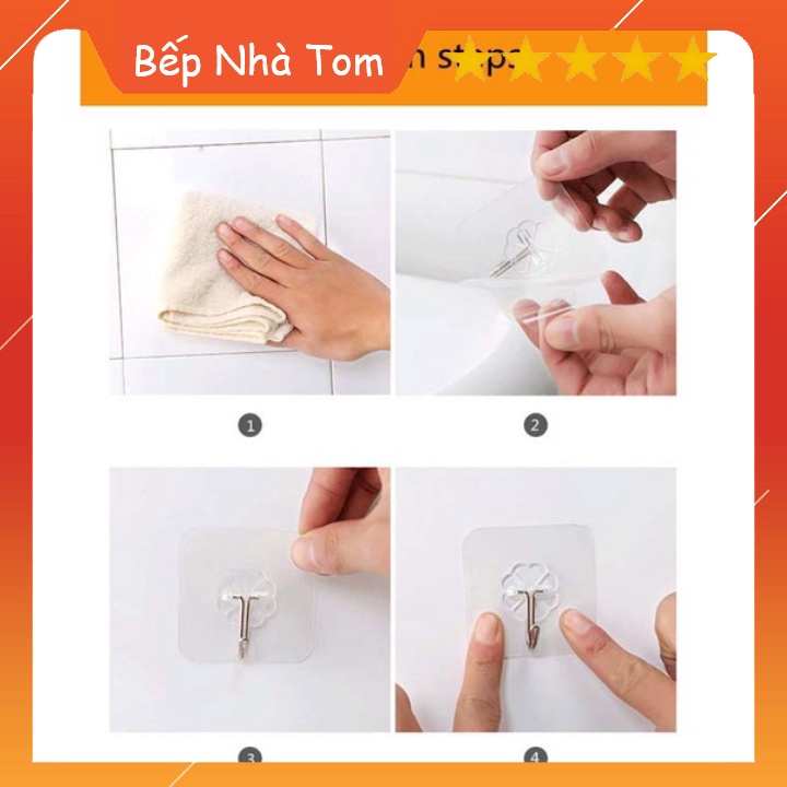 [HOT] Móc treo đồ dán tường chặt chẽ tiện dụng cho nhà bếp/nhà tắm