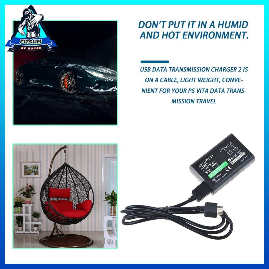 Bộ đổi nguồn sạc ổn định cho Sony Cáp dữ liệu USB PS Vita [6/10]
