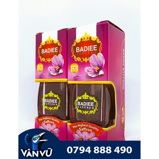 Combo 2 Hộp 1gr Saffron Negin Iran Chính Hãng Thương Hiệu Badiee, Nhụy Hoa Nghệ Tây
