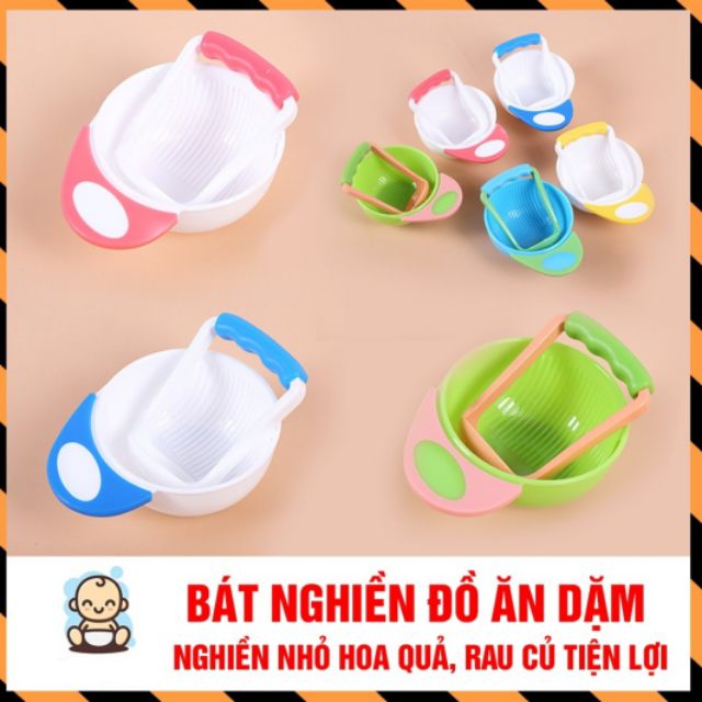 Bộ Bát Nghiền Ăn Dặm Cho Bé